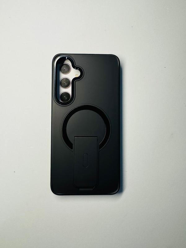 ESTUCHES MAGSAFE CARGA INALÁMBRICA ANILLO S24/25 PLUS NEGRO