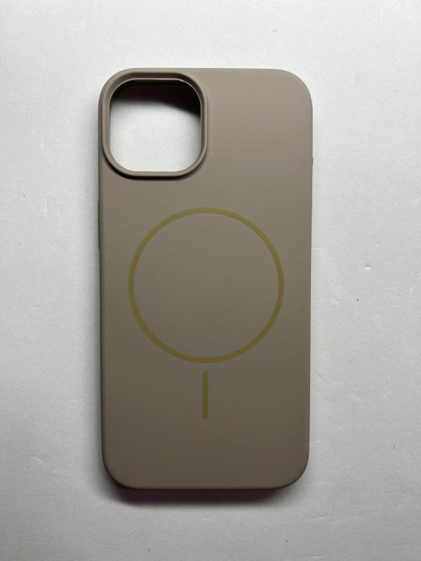 ESTUCHES MAGSAFE  SILICON CARGA INALÁMBRICO IPHONE 13 GRIS