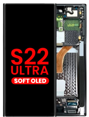 LCD OLED SAMSUNG CON MARCO S22 ULTRA (S908) (PHANTOM BLACK)