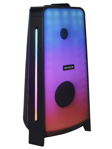 PARLANTE PORTATIL RECARGABLE 500W EFECTOS DE LUZ LED POK400LD