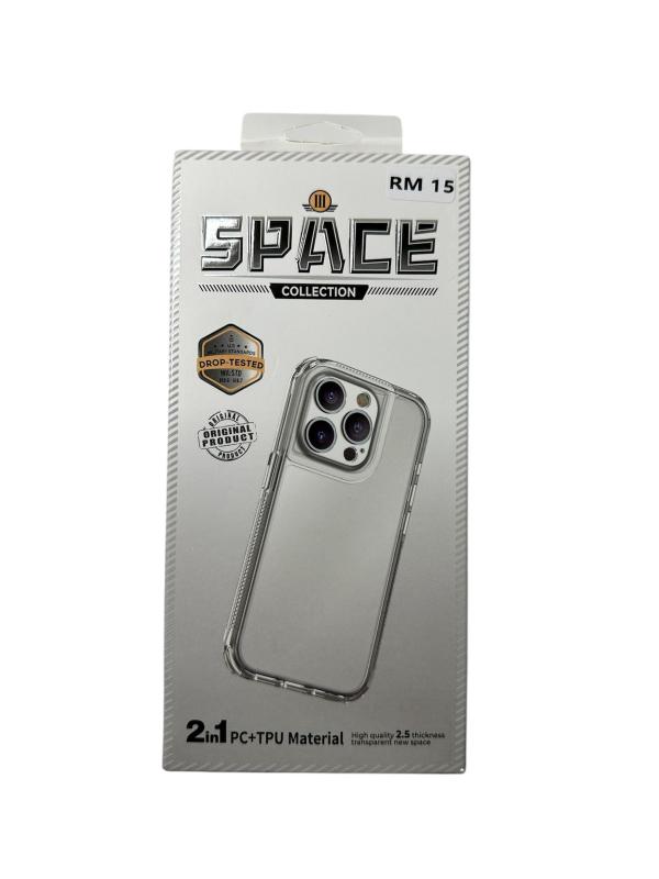 ESTUCHES SPACE REDMI 15 TRANSPARENTE