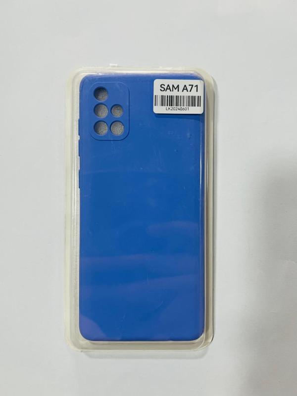 ESTUCHES DE CELULAR SILICON LISOS SAMSUNG A71 LILA