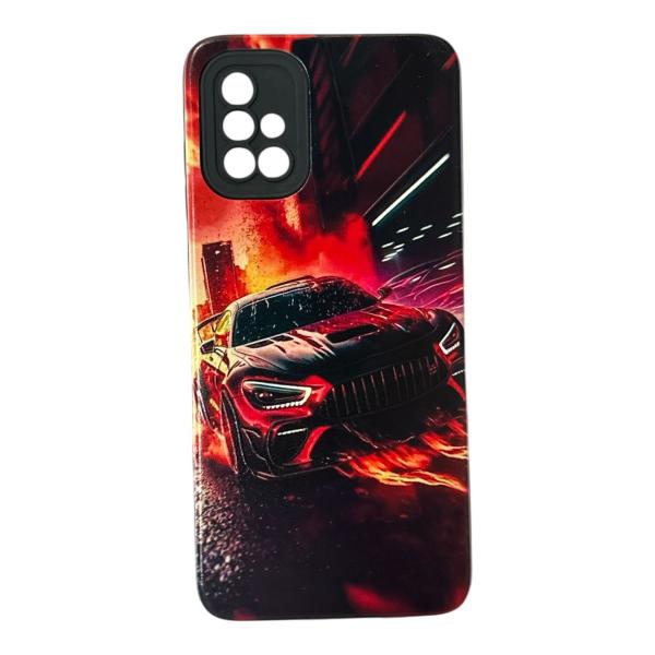 ESTUCHE DISEÑO SAMSUNG A71 4G CAR FIRE