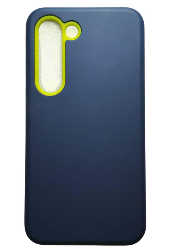 ESTUCHE DE  SILICOÓN LISO PARA CELULAR SAMSUMG S23 AZUL