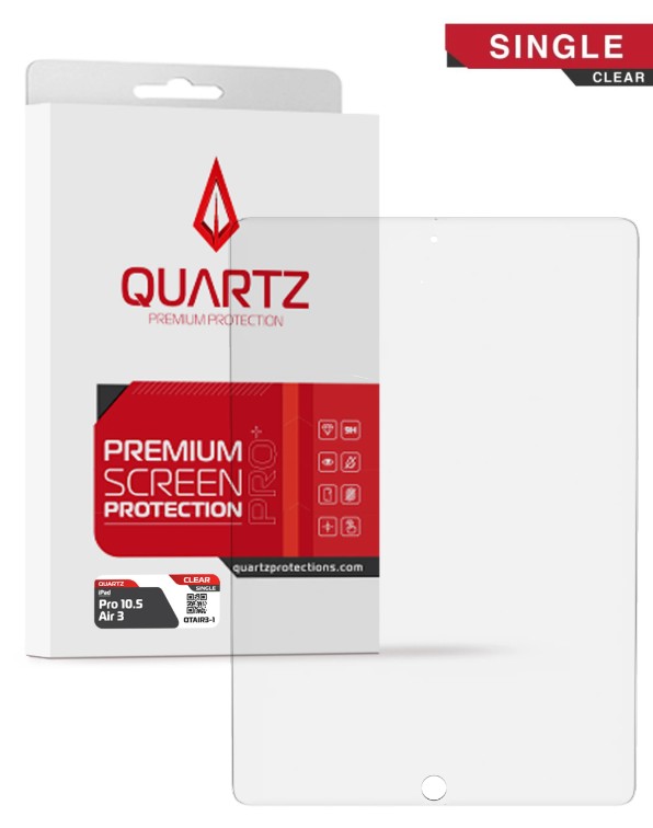 TEMPERADO QUARTZ  PARA  IPAD Pro 10.5 / Air 3