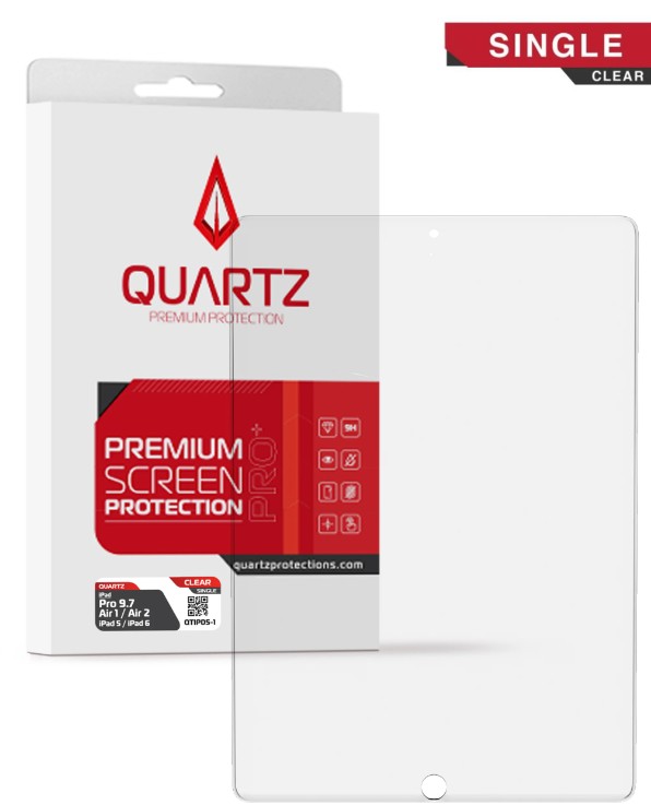 TEMPERADO QUARTZ  PARA  IPAD Pro 9.7 / Air 1 / Air 2 / 5 / 6