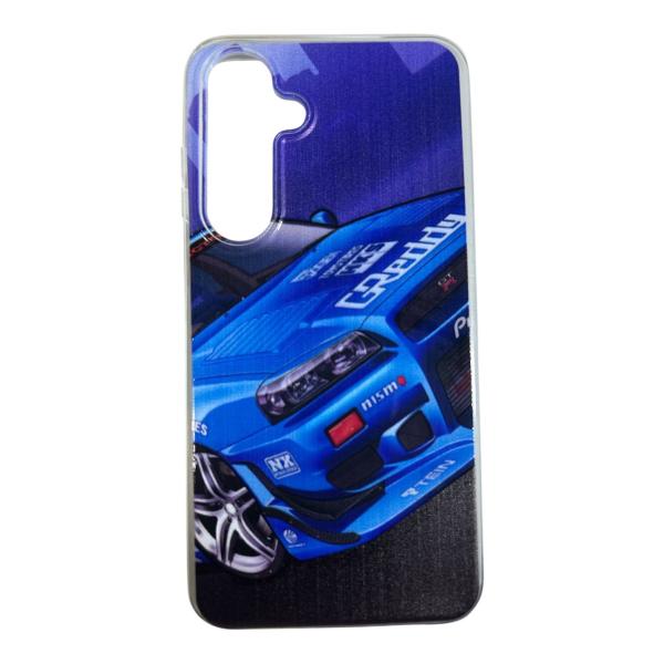 ESTUCHE DISEÑO  SAMSUNG S24 PLUS CAR AZUL