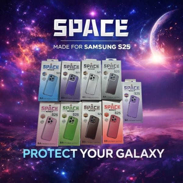 ESTUCHES SPACE SAMSUNG S25 TRANSPARENTE