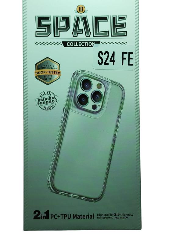 ESTUCHE SPACE SAMSUNG S24 FE GRIS CLARO