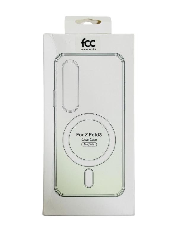 ESTUCHE MAGSAFE CARGA INALÁMBRICA ZFOLD3 TRANSPARENTE