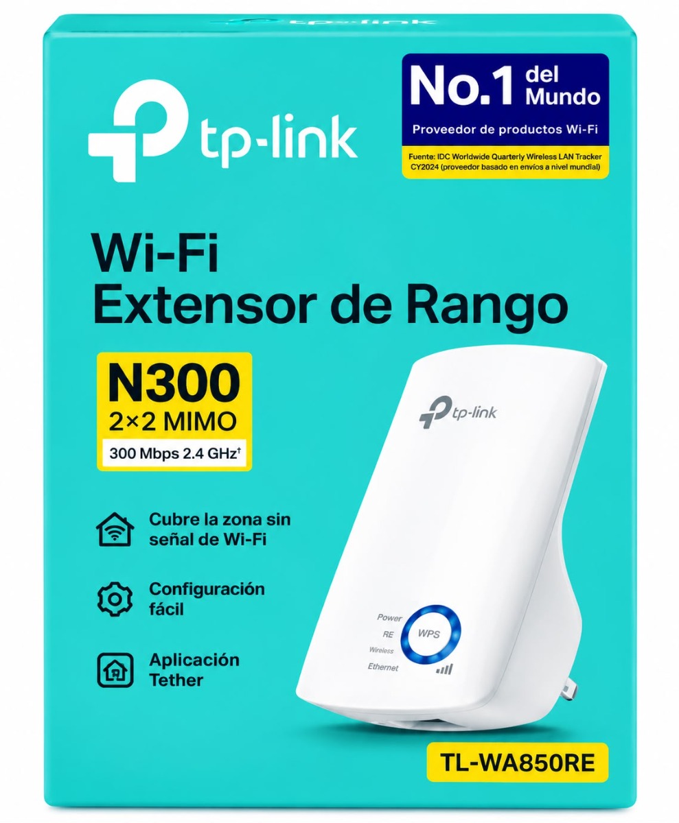 AMPLIFICADOR DE SEÑAL TP LINK TL-WA850RE 300MBPS BLANCO N300