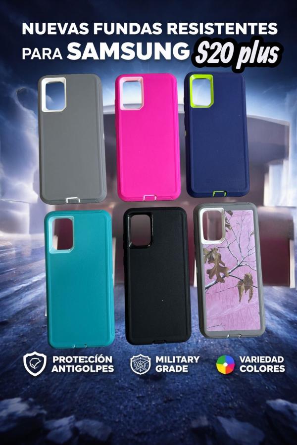 ESTUCHES ADVENTURER HEAVY DUTY CASE SAMSUNG S20 PLUS FUCSIA