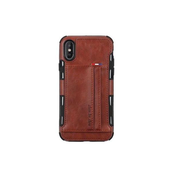 ESTUCHES CUERO IPHONE XS MAX CAFE
