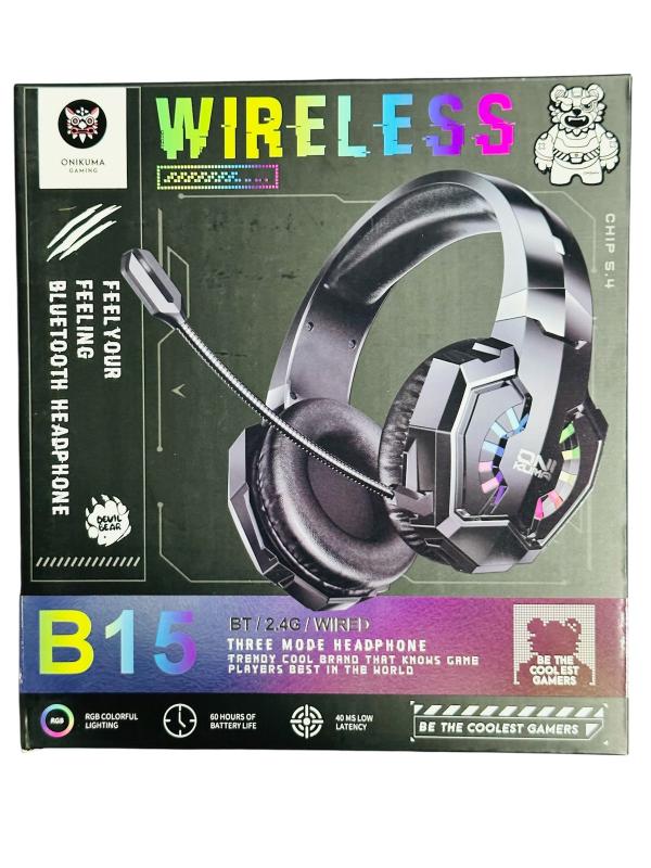 AUDIFONO GAMER B15 ONIKUMA INALAMBRICO