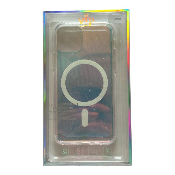ESTUCHES MAGSAFE CARGA INALÁMBRICA IPHONE 11 PRO ESCHARCADO TORNASOL