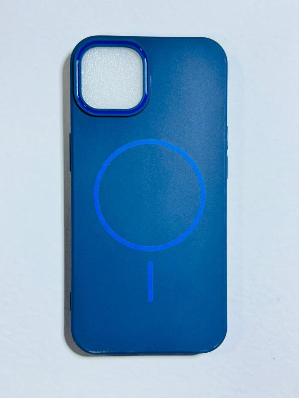 ESTUCHES MAGSAFE CARGA INALÁMBRICA IPHONE 12 AZUL