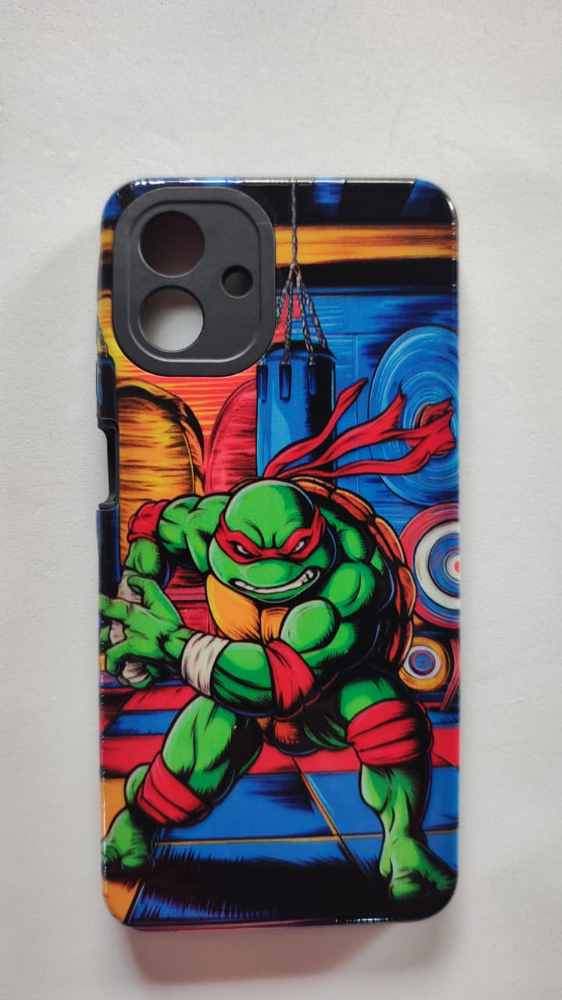 ESTUCHE DISEÑO SAMSUNG A07 TORTUGA NINJA