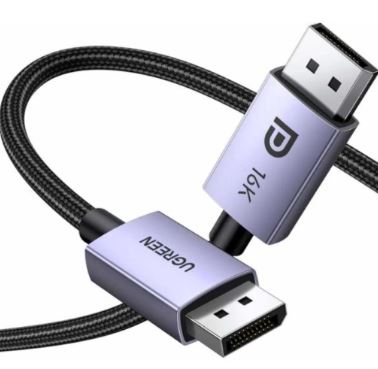 CABLE UGREEN DP120 DISPLAYPORT A DISPLAYPORT 8K 2M 25905 NEGRO/GRIS