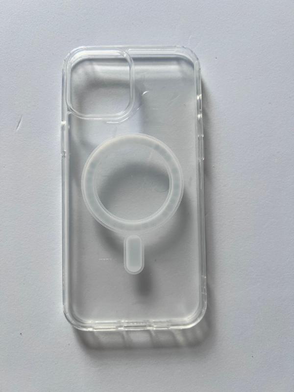 ESTUCHES MAGSAFE CARGA INALÁMBRICA IPHONE 12 PRO MAX TRANSPARENTE