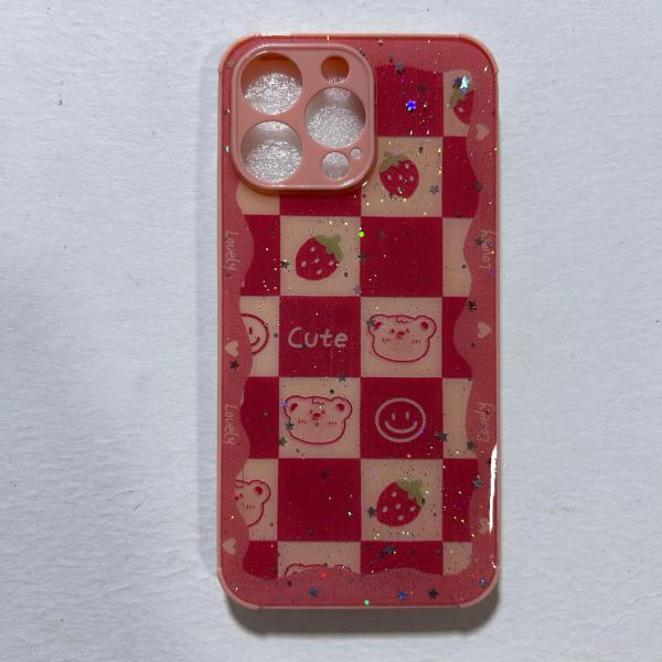 ESTUCHE DISEÑO IPHONE  14 PRO MAX FRESAS