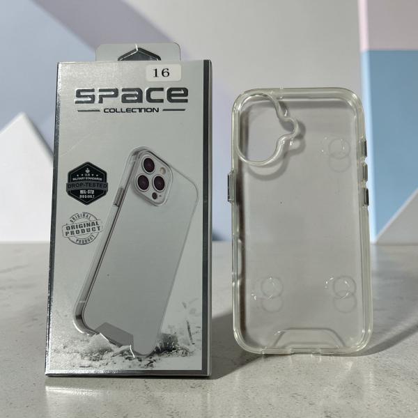 ESTUCHES SPACE IPHONE 16 TRANSPARENTE