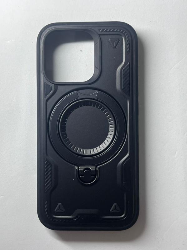 ESTUCHE ANILLO MAGSAFE IPHONE 16 PRO NEGRO