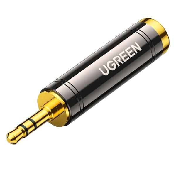 ADAPTADOR UGREEN AV168 3.5MM MACHO A 6.35MM HEMBRA
