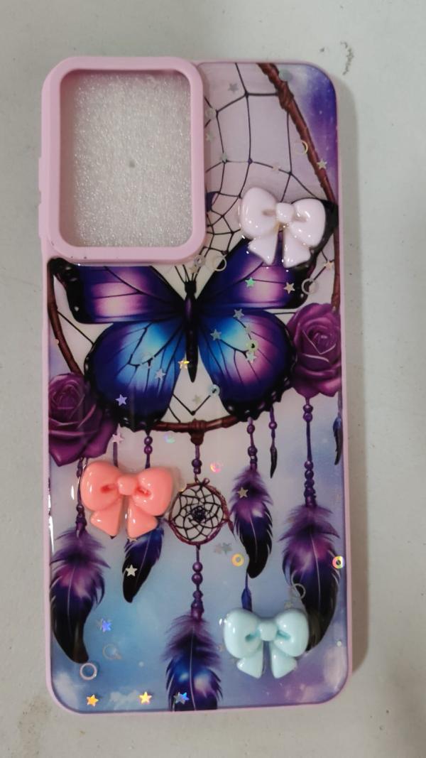 ESTUCHE DISEÑO MOTOROLA G55 MARIPOSA MANDALA