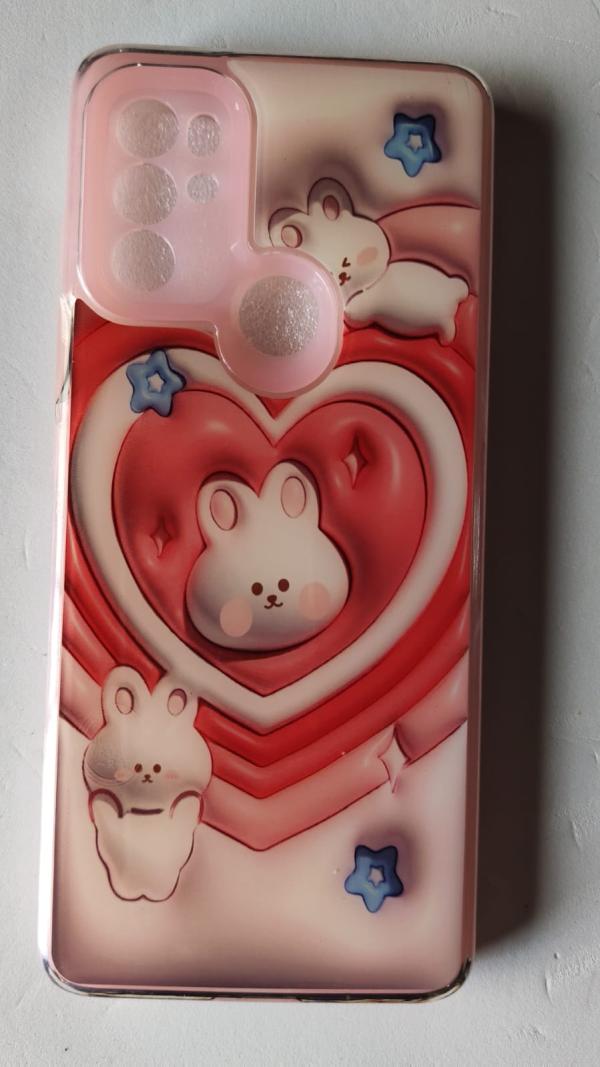 ESTUCHE DISEÑO MOTOROLA G60S CORAZONES