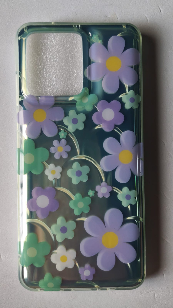 ESTUCHE DISEÑO MOTOROLA G84 MARGARITAS