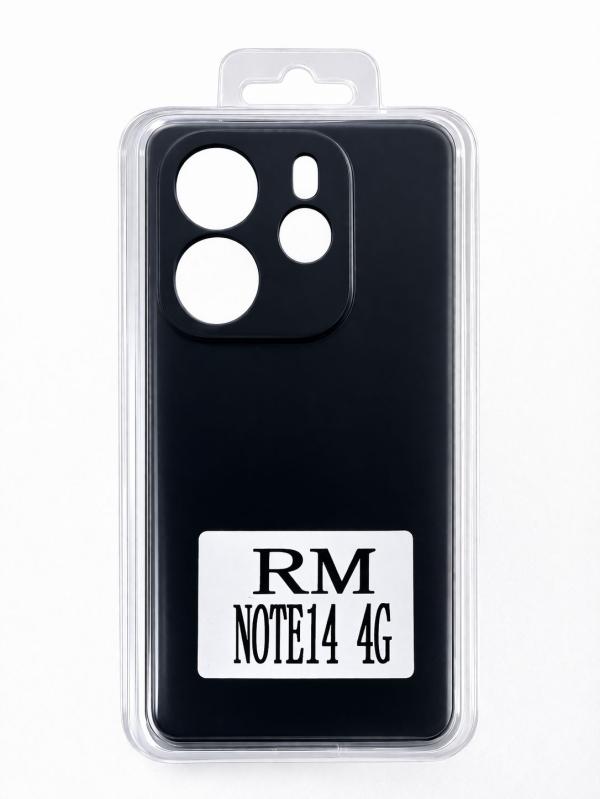 ESTUCHES DE CELULAR  LISOS REDMI NOTE 14 4G NEGRO