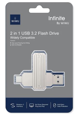 LLAVE MAYA Wi-FD003 2 IN 1 USB3.2  64GB WiWU