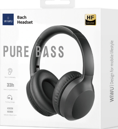 BACK HEADSET WiWU BLACK
