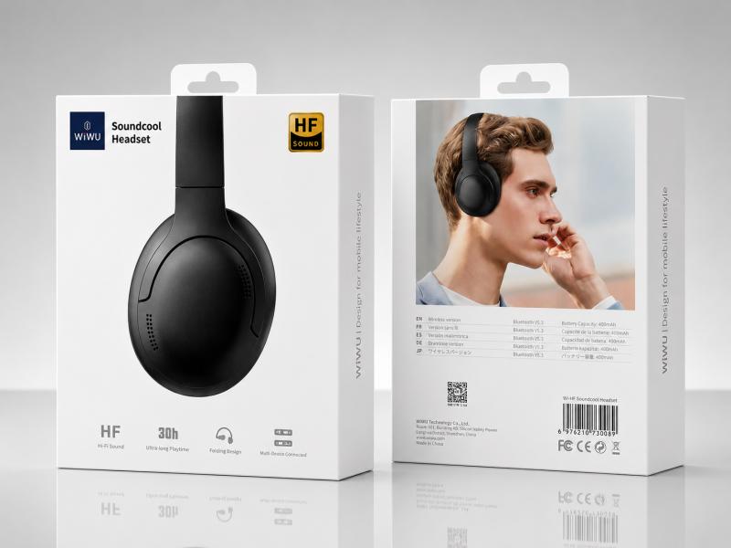 SOUNDCOOL HEADSET WiWU BLACK