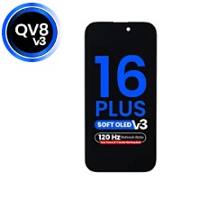 LCD PANTALLA IPHONE 16 PLUS QV8 V3 DIAGNOSTICO /SOFT OLED/12HZ