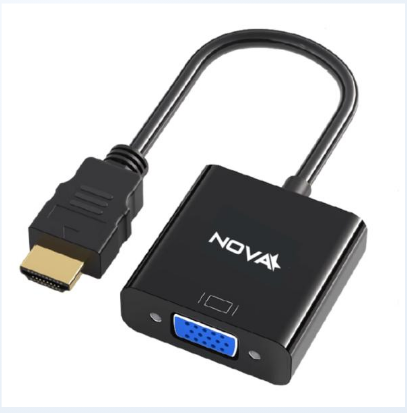ADAPTADOR NOVA FAA321HV002C HDMI A VGA 0.15M NEGRO