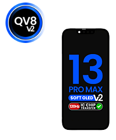 PANTALLA LCD PARA IPHONE 13 PRO MAX  (SOFT/QV8/120 HZ)