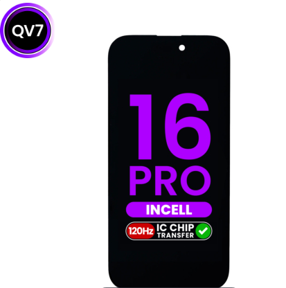 LCD PANTALLA PARA IPHONE 16 PRO (INCELL / QV7 / 120 HZ, DE POSVENTA) (APTO PARA TRANSFERENCIA DE CIRCUITO INTEGRADO)