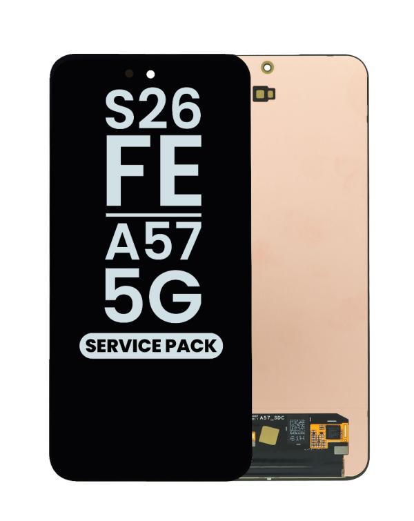 LCD PANTALLA SAMSUNG SIN MARCO PARA GALAXY A57 5G (A576 / 2026) (SERVICE PACK)