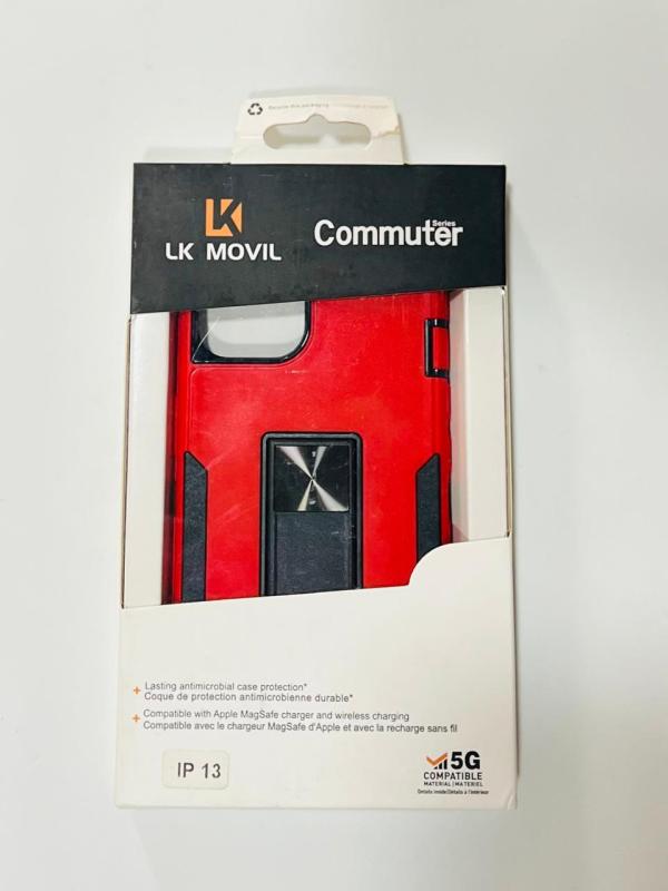 ESTUCHES OTTERBOX COMMUTER IPHONE 13 ROJO CON NEGRO