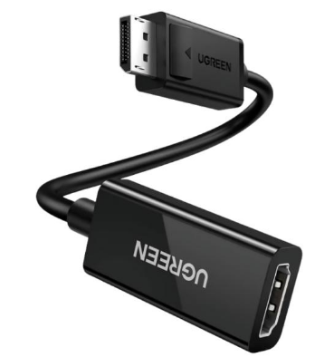 ADAPTADOR UGREEN MM137 DP A HDMI 1080P 40362 NEGRO