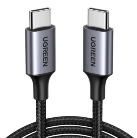CABLE UGREEN L501 USB-C A USB-C CARGA RÁPIDA PD 3A MÁX 2M 35219