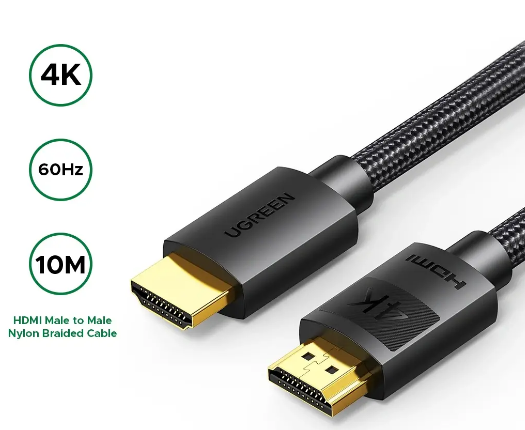 CABLE UGREEN HD140 HDMI 4K 10M NEGRO
