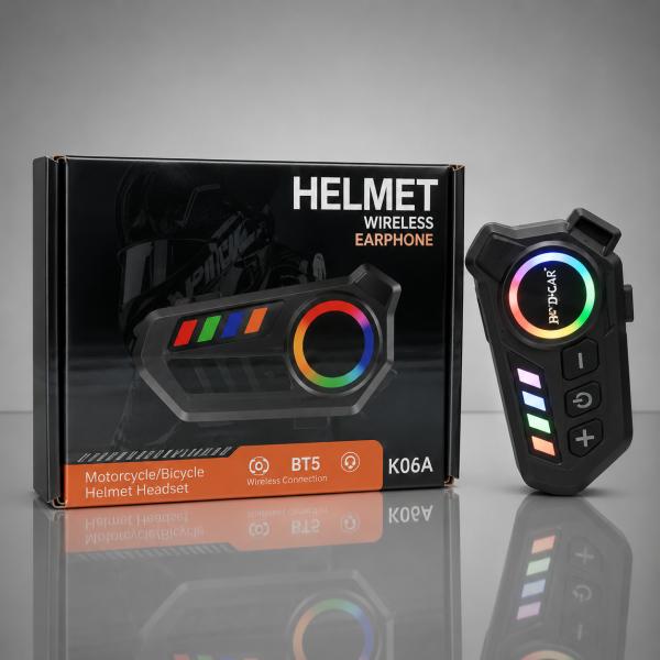 INTERCOMUNICADOR INALAMBRICO DE CASCO MOTO K06A