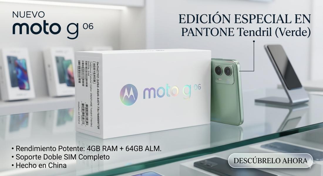 CELULAR MOTOROLA G06 XT2535-2 4GB+64GB AZUL