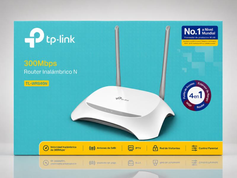 TP-LINK ROUTER INALAMBRICO NQ 300MBPS TL-WR840N N300