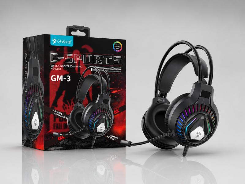 AUDIFONO GAMER CELEBRAT GM3 CON CABLE