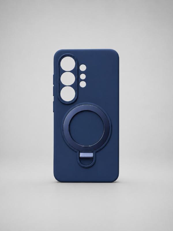 ESTUCHE ANILLO MAGSAFE S26 ULTRA AZUL