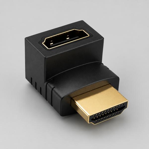 ADAPTADOR HDMI MACHO A HDMI HEMBRA EN L