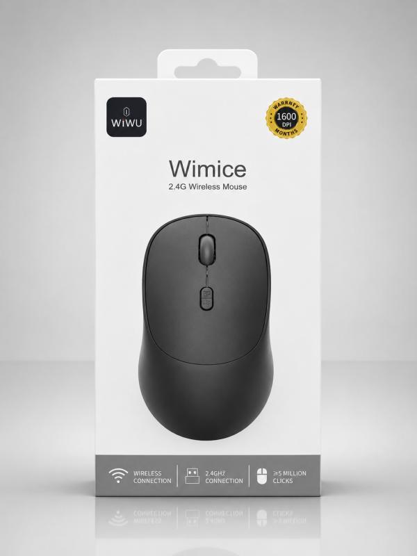 MOUSE WIRELESS WiWU WM112 BLACK